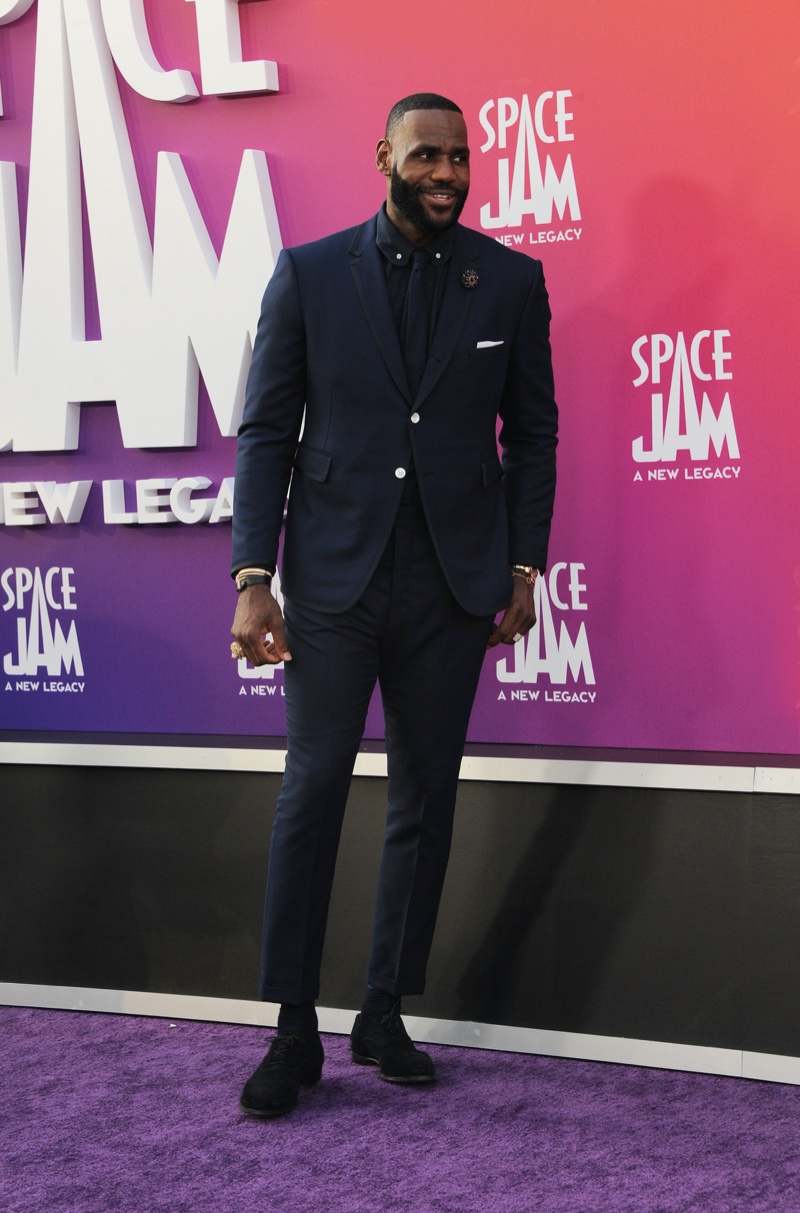 LeBron James Suit Space Jam Premiere