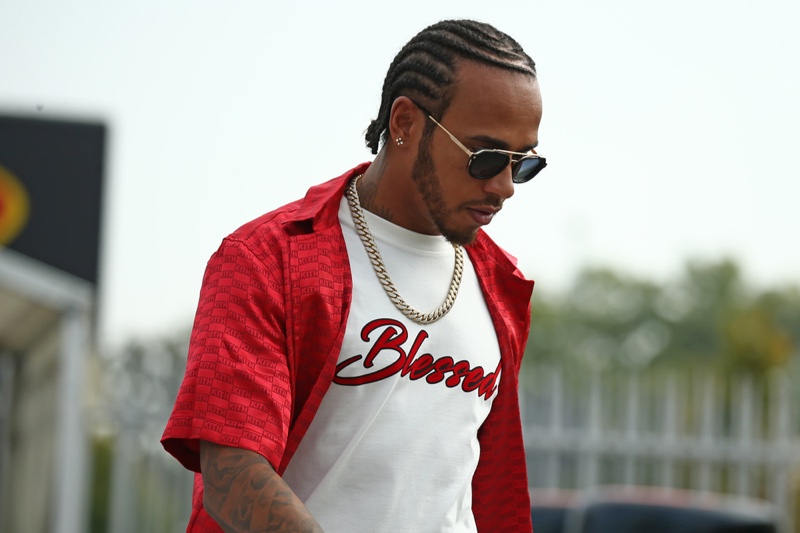 Lewis Hamilton Red Blessed Shirt