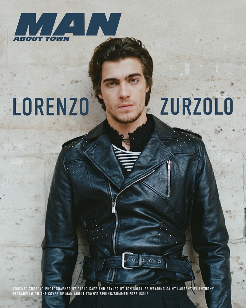 Lorenzo Zurzolo Covers Man About Town in Saint Laurent