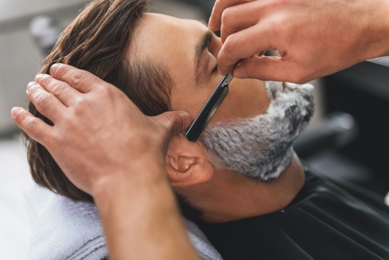 Man Grooming Beard Trim Barber