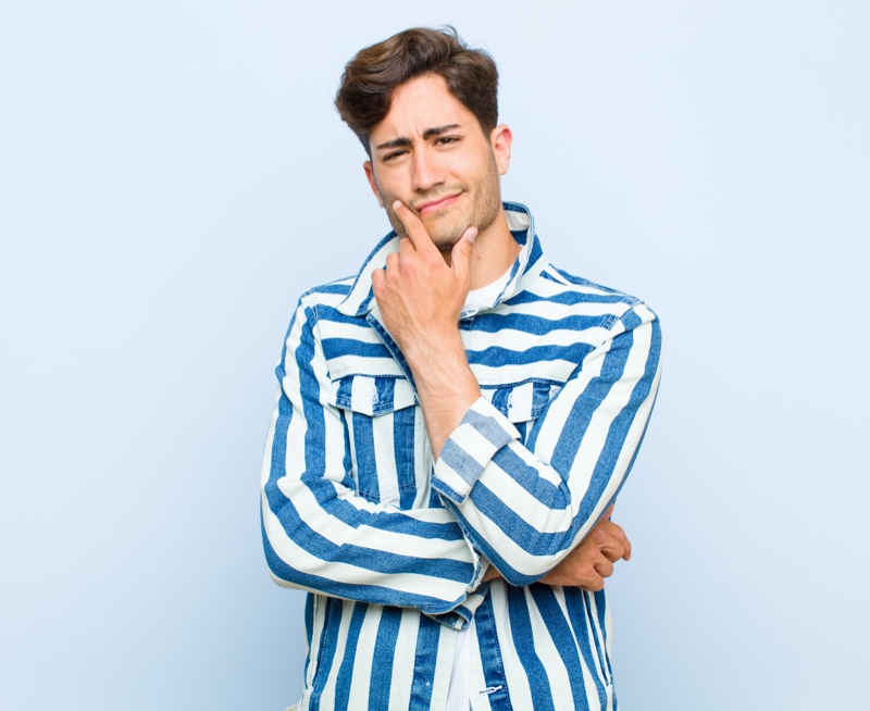 Man Striped Jacket » How to Mix Prints Like a Pro Man Striped Jacket
