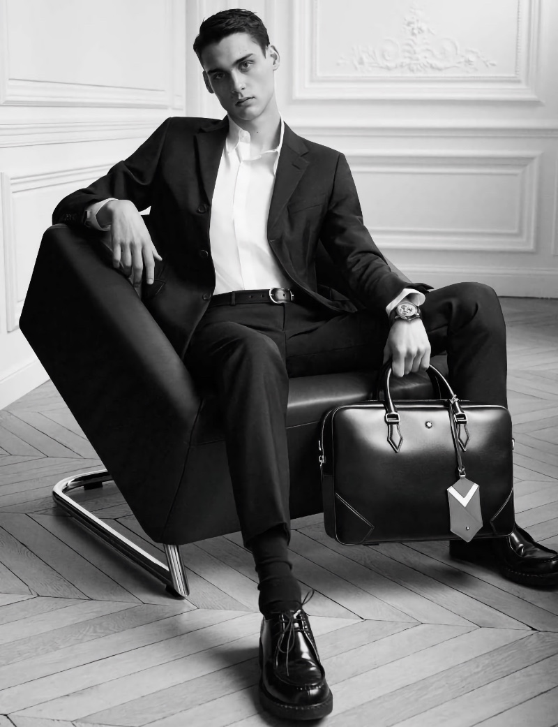 Montblanc Meisterstück Campaign Ludwig Wilsdorff Model » Leather Goods Take the Spotlight for Montblanc Meisterstück Collection Montblanc Meisterstück Campaign Ludwig Wilsdorff Model