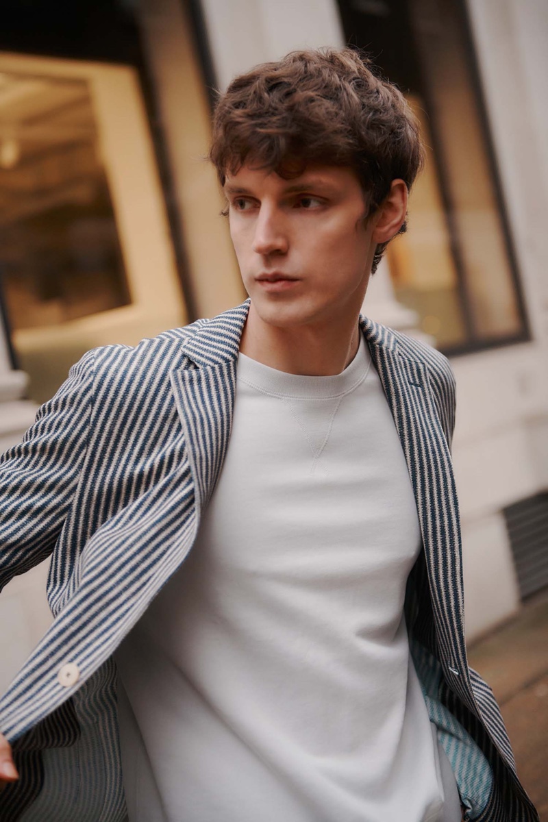 Callum Ward Inspires in Chic Spring Styles from Paoloni