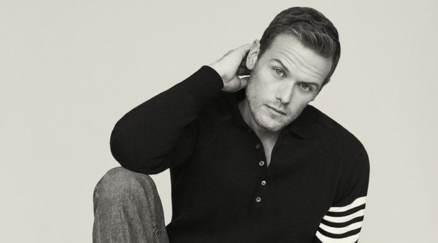 Sam Heughan Sports Denim for InStyle, Talks Outlander Sam Heughan Feet Photoshoot InStyle 2022