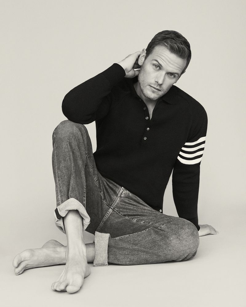 Sam Heughan Feet Photoshoot InStyle 2022