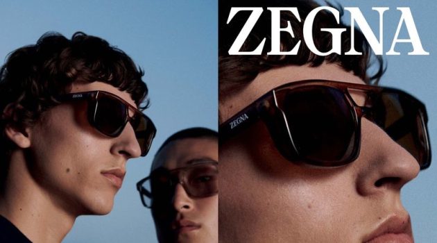 Zegna Campaign Spring 2022 Eyewear Models Saul Symon Sang Woo Kim