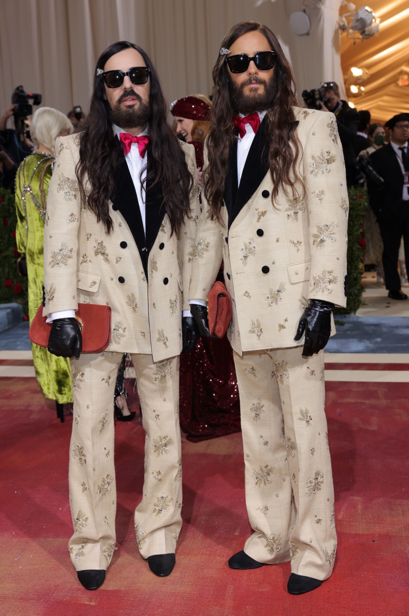 Alessandro Michele Jared Leto Twins Gucci 2022 Met Gala