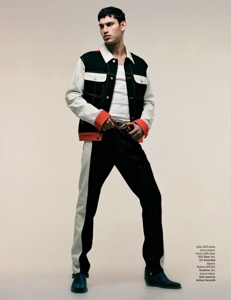 » Alexis Chaparro Embraces Modern Shapes for GQ Middle East Alexis Chaparro Model 2022 Editorial GQ Middle East 002