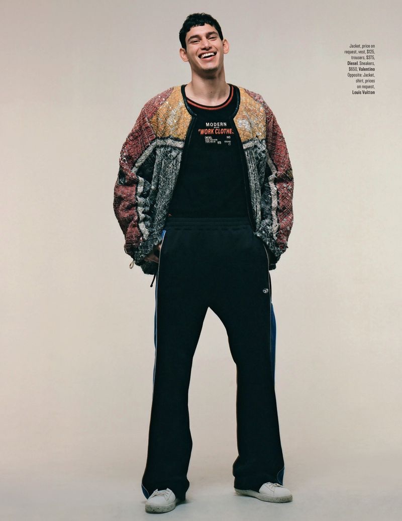 » Alexis Chaparro Embraces Modern Shapes for GQ Middle East Alexis Chaparro Model 2022 Editorial GQ Middle East 007
