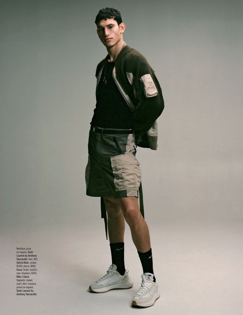 » Alexis Chaparro Embraces Modern Shapes for GQ Middle East Alexis Chaparro Model 2022 Editorial GQ Middle East 009