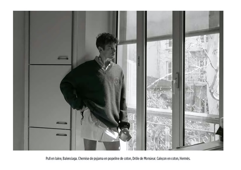 » Arthur Gosse Retreats Indoors for Le Point Arthur Gosse Model 2022 Le Point Editorial 008