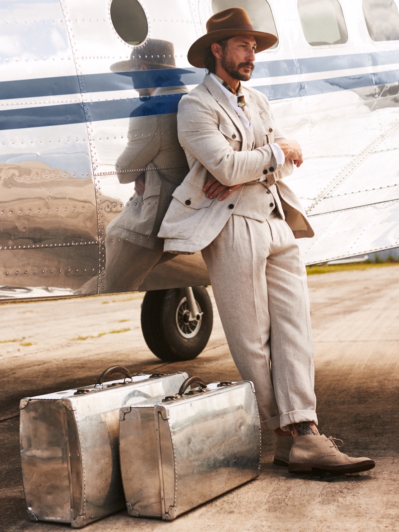 Banana Republic Safari Expedition Suit Summer 2022 Ryan Porter Model » Banana Republic Suits Up for Chic Summer Banana Republic Safari Expedition Suit Summer 2022 Ryan Porter Model