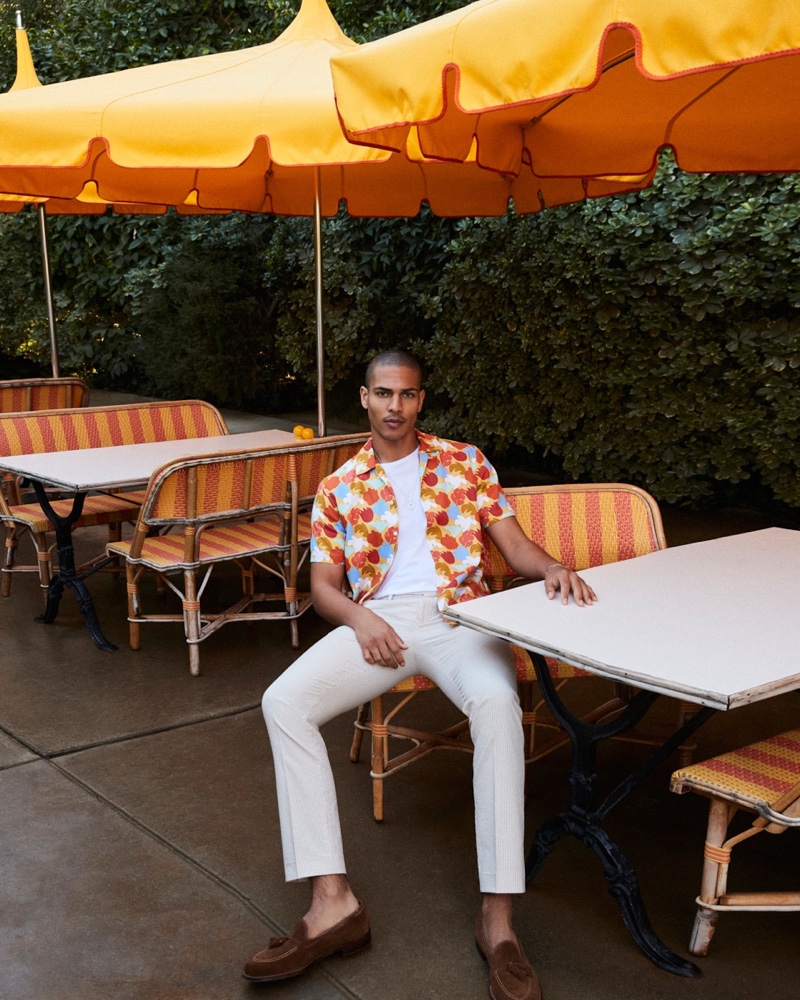 Geron McKinley Model Bonobos Campaign Spring 2022