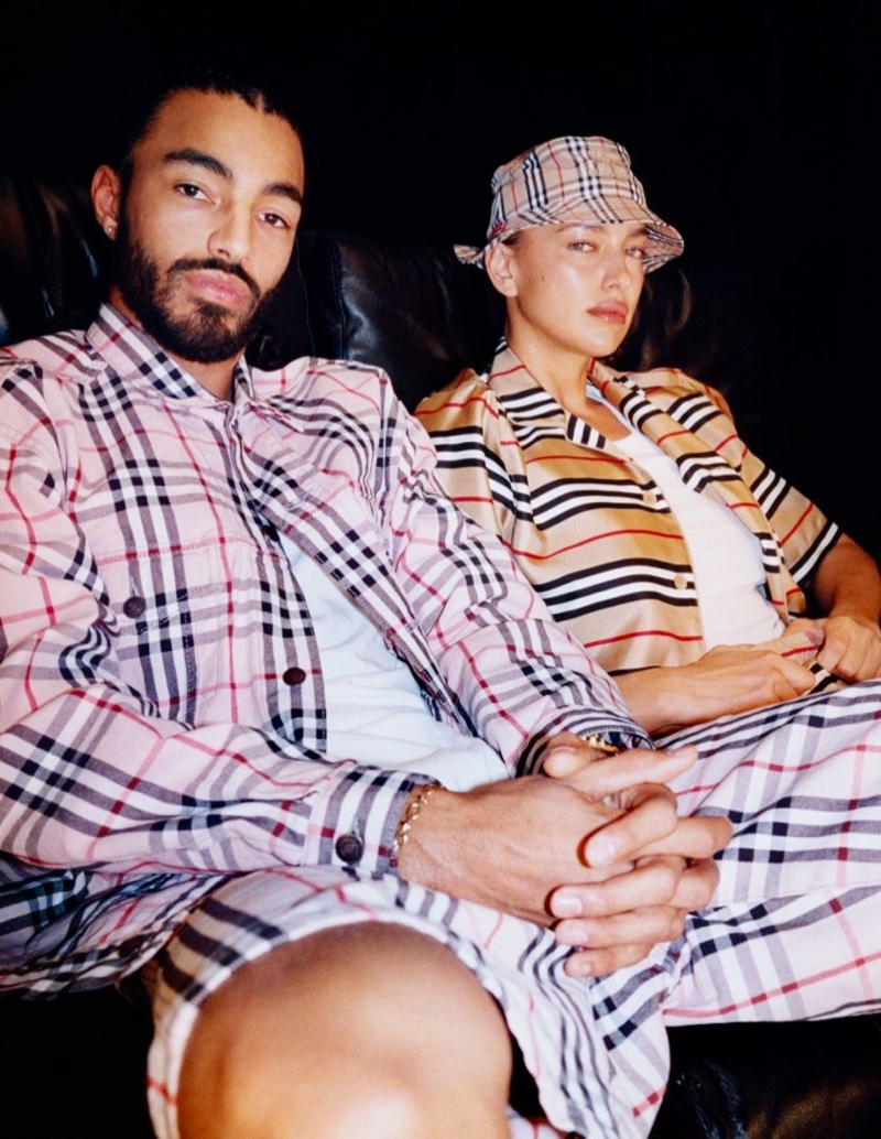 Sage Elsesser Irina Shayk Supreme Burberry Collaboration 2022