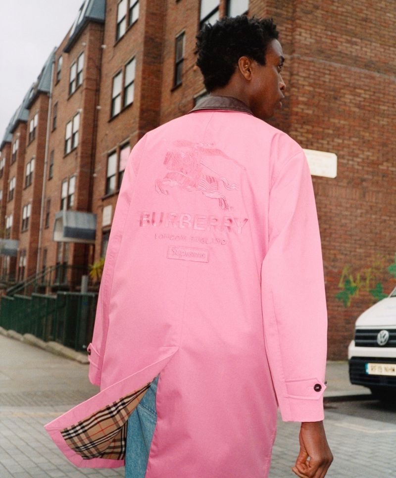 Supreme x Burberry Pink Coat 2022