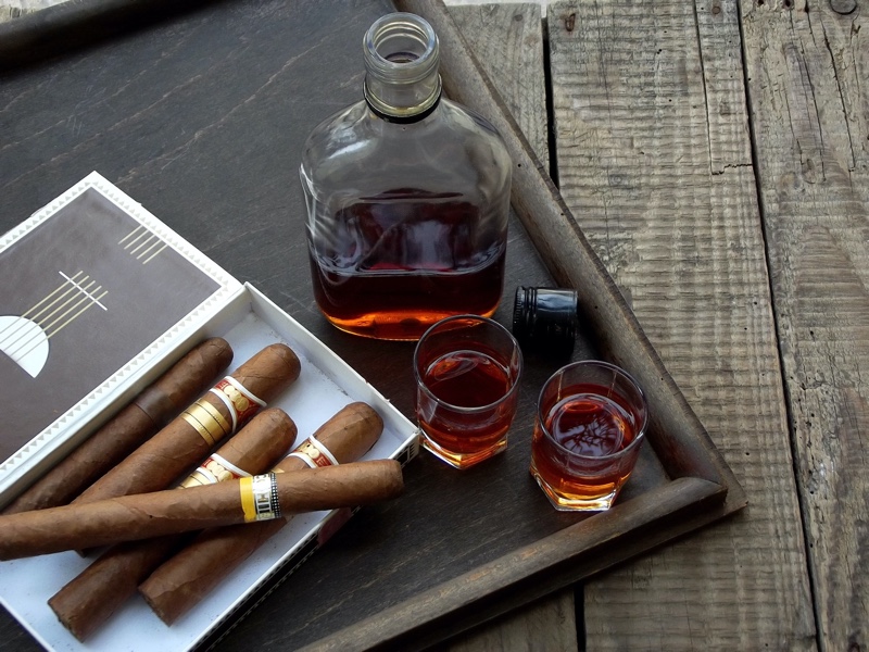 Cigars and Whiskey Cigars and Whiskey