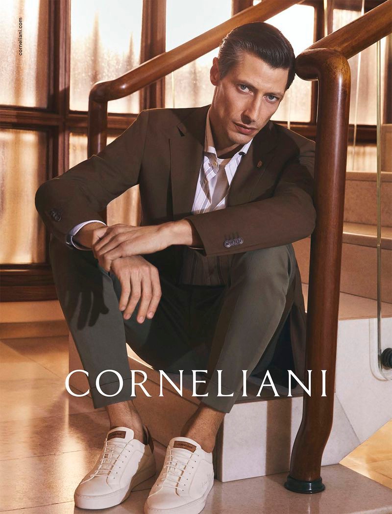 Jonas Mason Model Corneliani Campaign Spring 2022