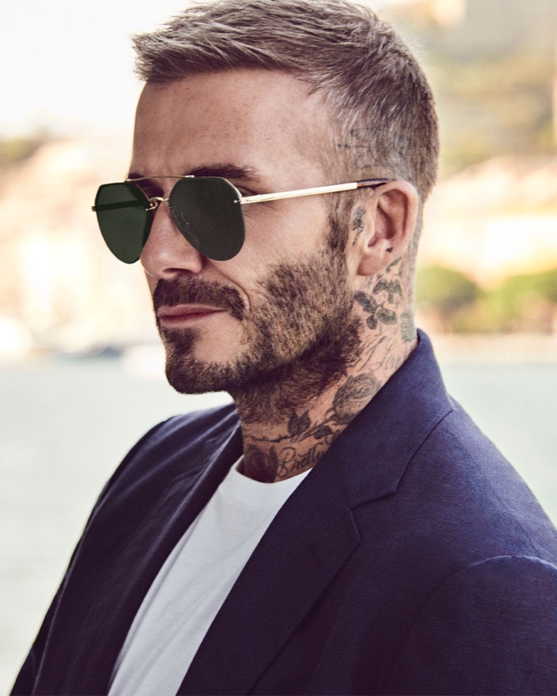 2022 Top Fashion David Beckham Style Men Round Frame Pilot