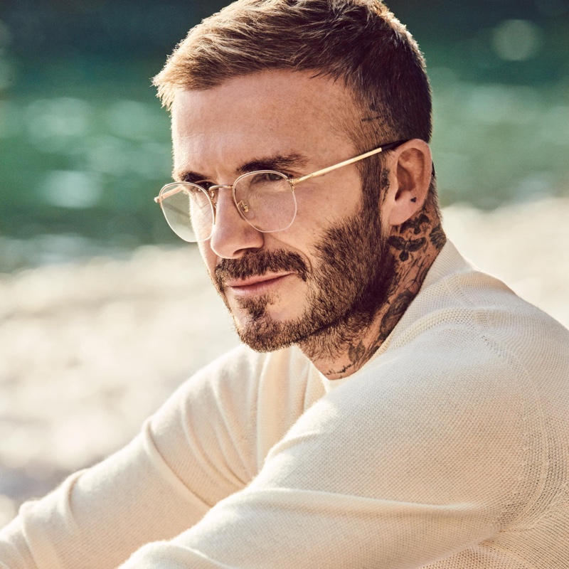 David Beckham Glasses Eyewear Campaign Spring 2022