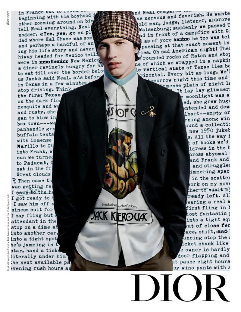 Dior Men Campaign Pre-fall 2022 Jack Kerouac