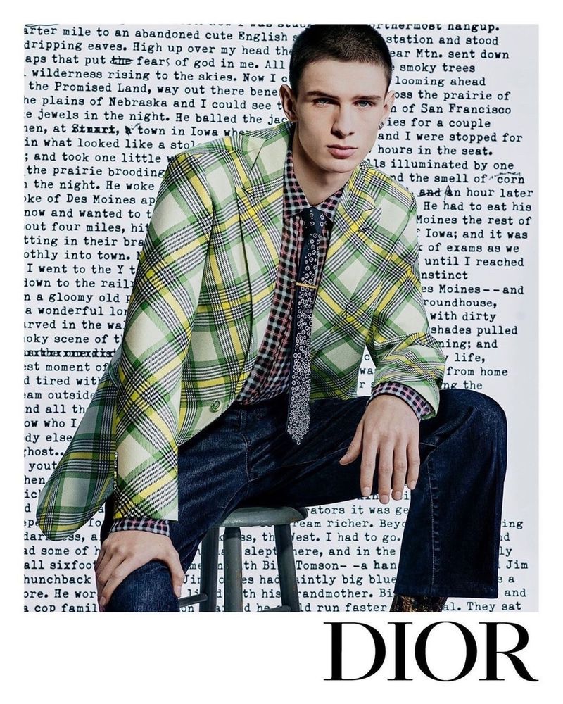 Alex Khristenko Model Dior Men Pre-fall 2022 Campaign