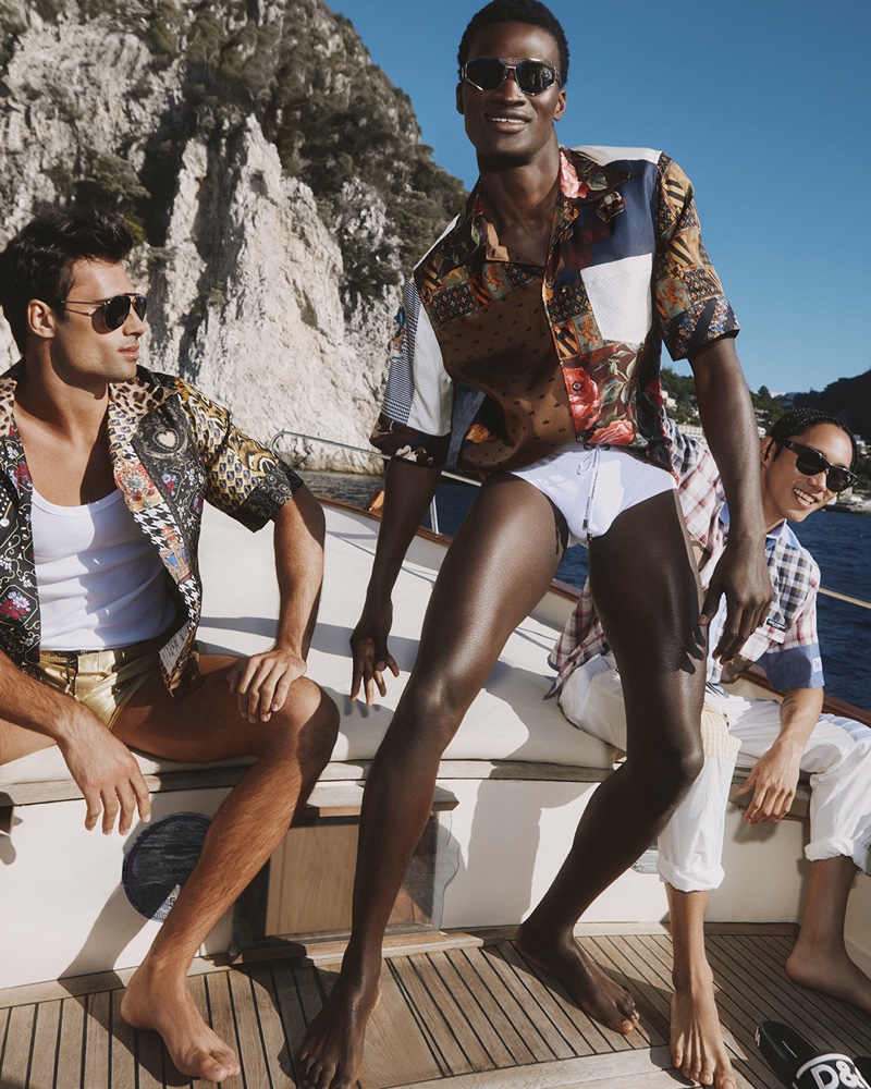 Dolce & Gabbana Capri Ad Campaign Summer 2022 Men