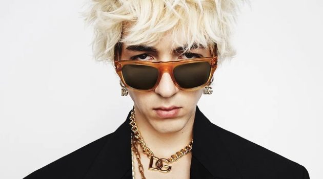 Dolce & Gabbana Partners with Persol for Fresh New Eyewear Alessandro Mezzasoma Model Dolce & Gabbana x Persol Campaign 2022