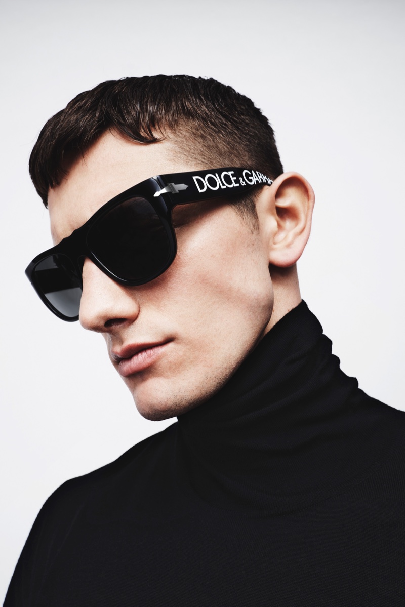 Tom Bellini Model Dolce & Gabbana x Persol Sunglasses Campaign 2022