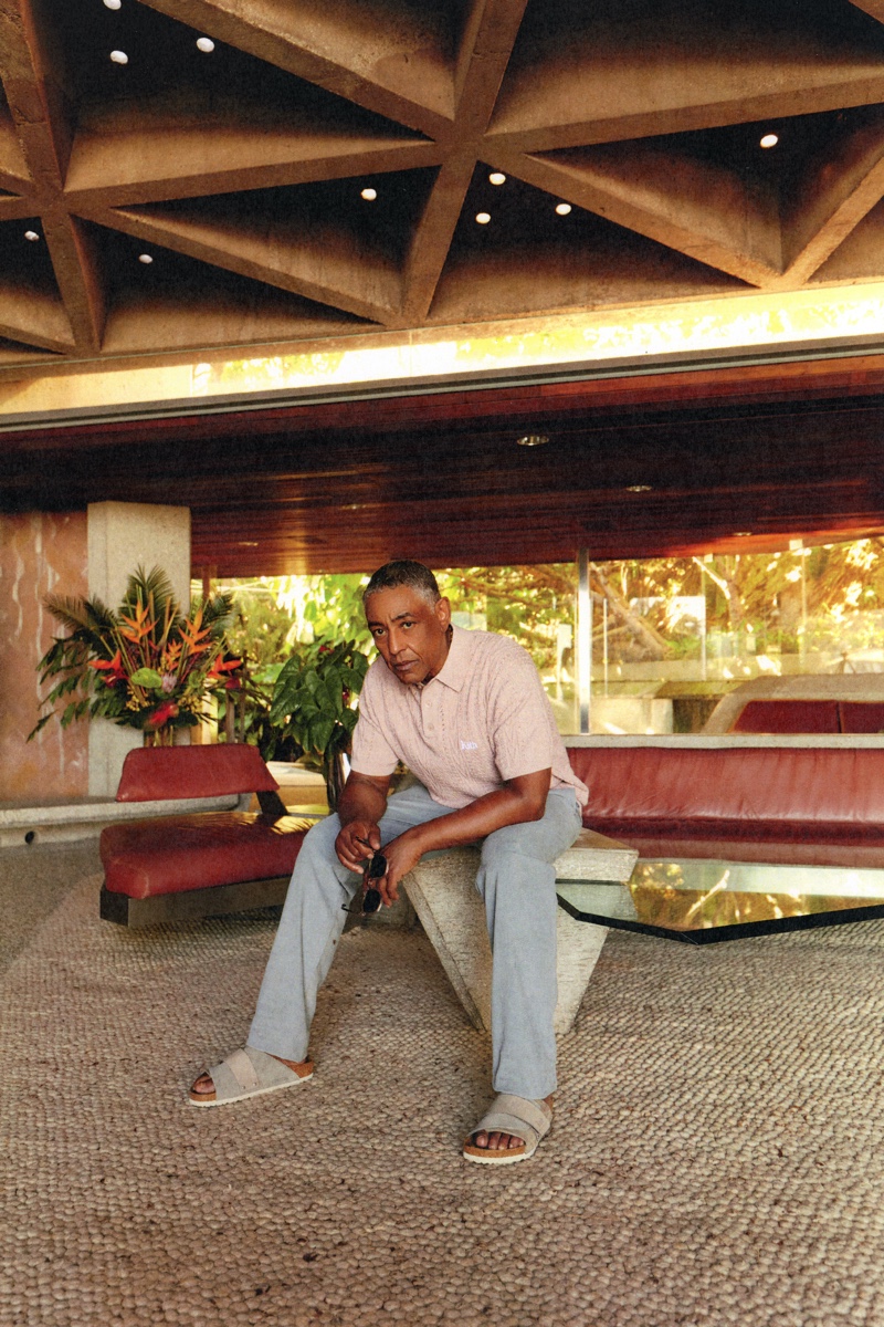 Giancarlo Esposito Wears Leisure Looks for Kith Summer '22 Campaign