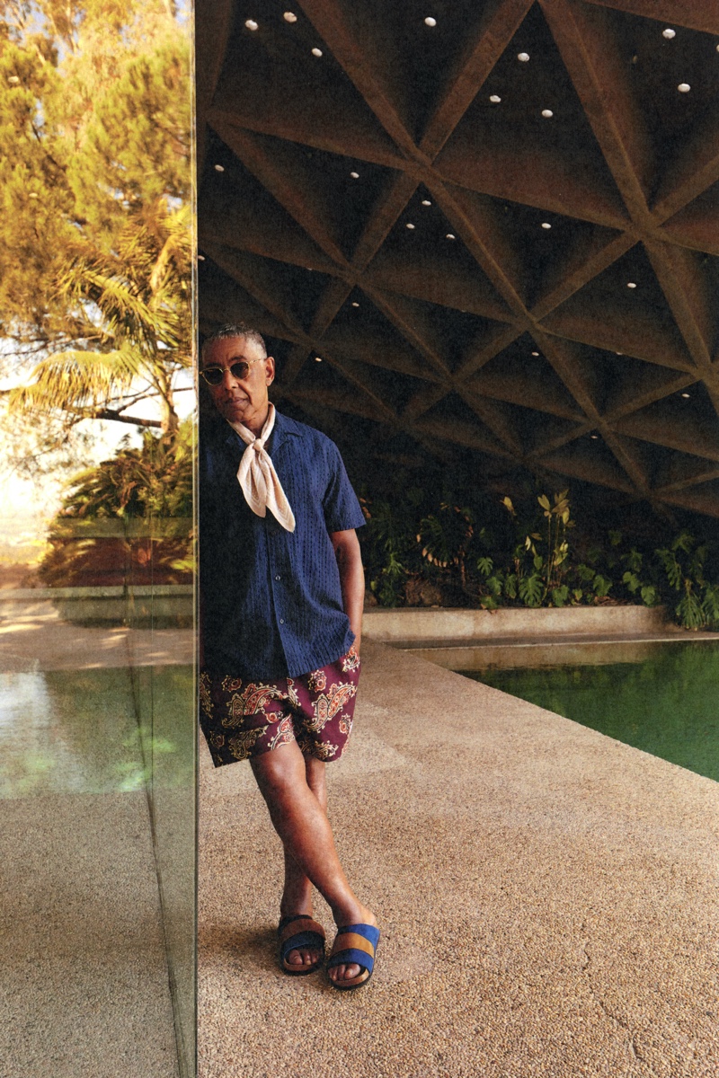 Giancarlo Esposito Wears Leisure Looks for Kith Summer '22 Campaign