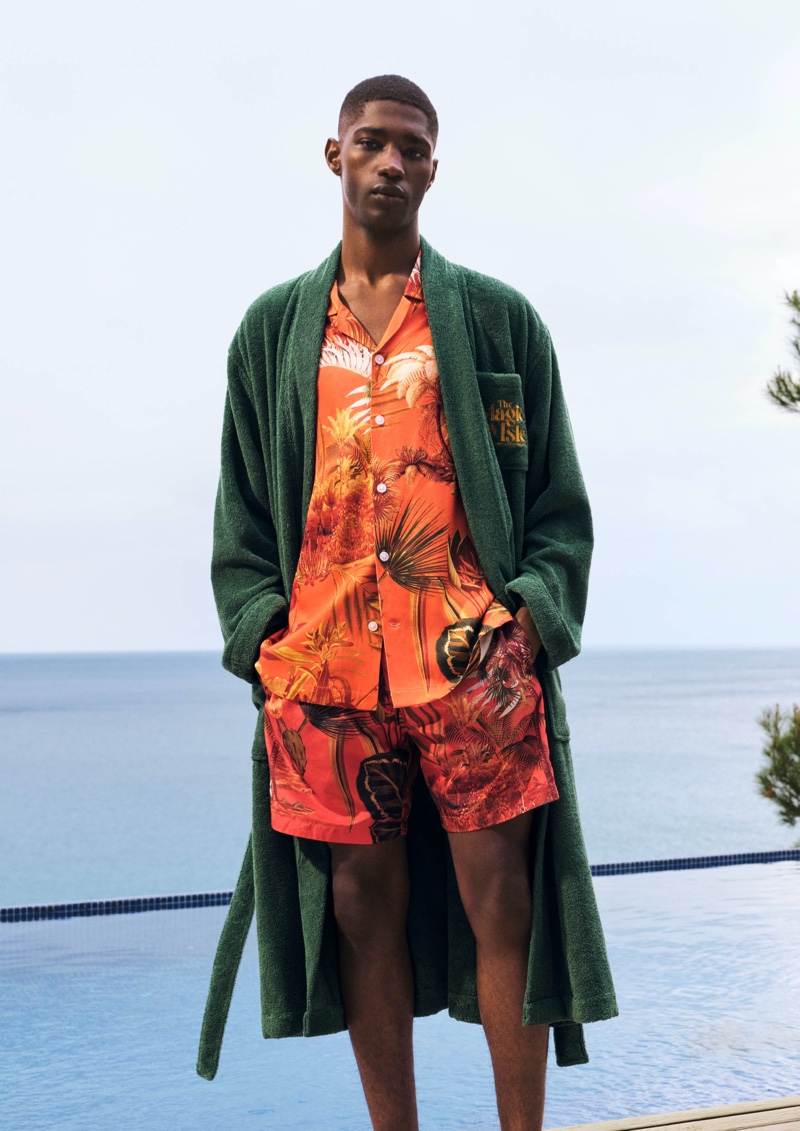 Diogo Gomes Model H&M Men 2022 Magic Isle Collection