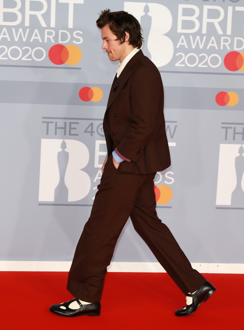 Harry Styles Suit BRIT Awards