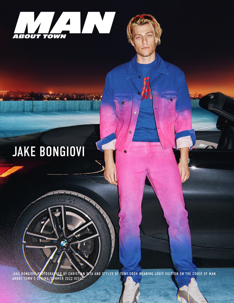 Jake Bongiovi Magazine Cover 2022 Man About Town » Jon Bon Jovi's Son Jake Bongiovi Lands Man About Town Cover Jake Bongiovi Magazine Cover 2022 Man About Town