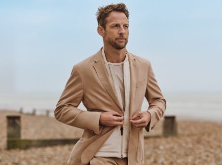 Jenson Button Hacket London Campaign Tailoring Sportswear Spring 2022
