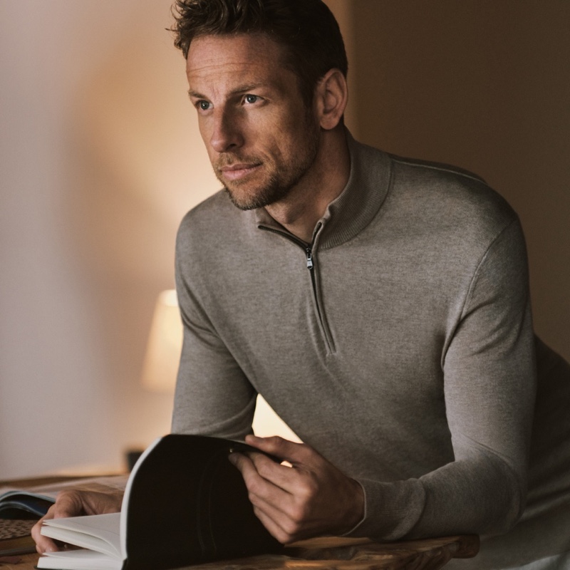 Jenson Button Hackett London Ad Campaign Spring 2022