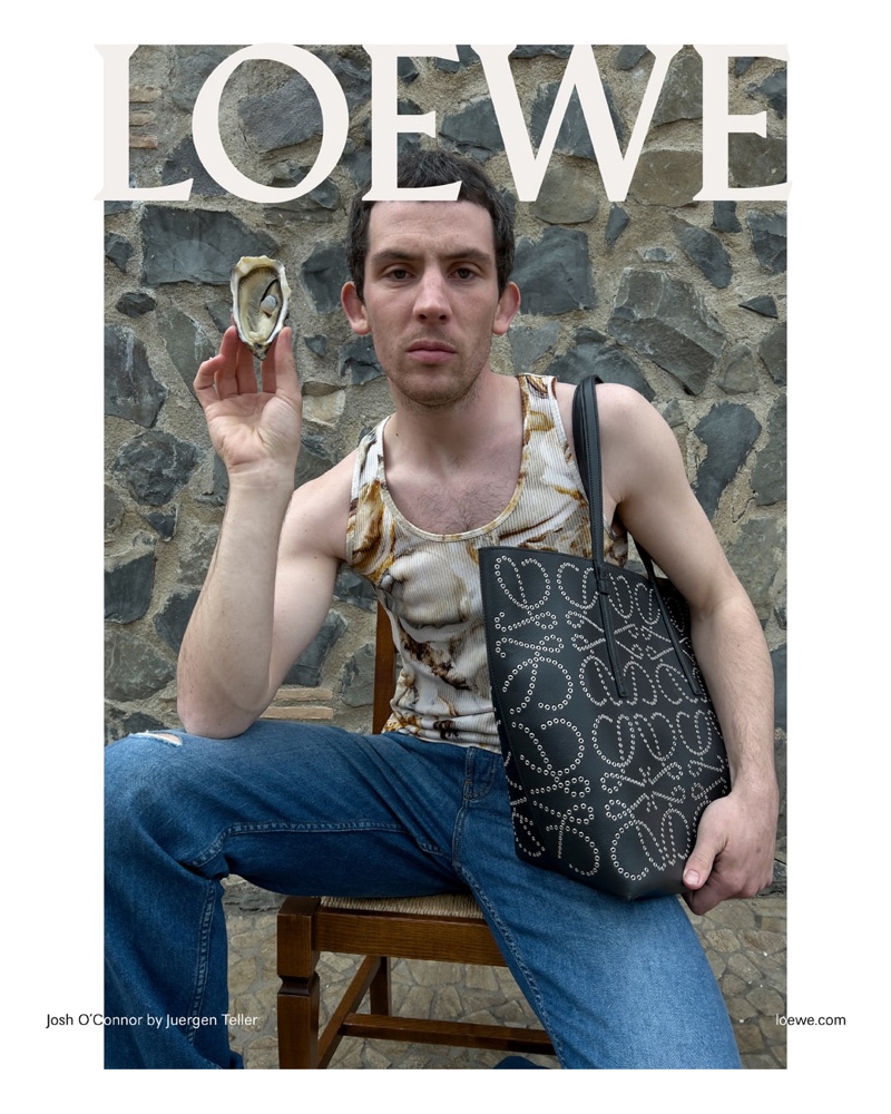 Josh OConnor Actor Loewe Campaign Pre-fall 2022 Men