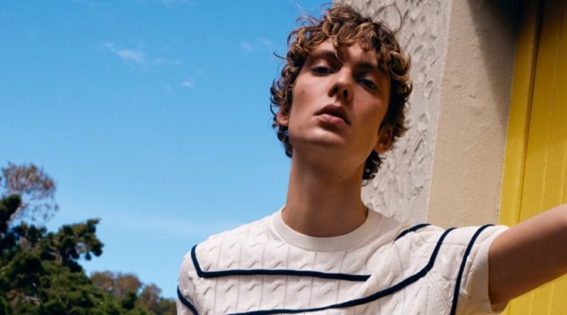 Leon Dame Heads to Ibiza with Massimo Dutti Leon Dame Heads to Ibiza with Massimo Dutti