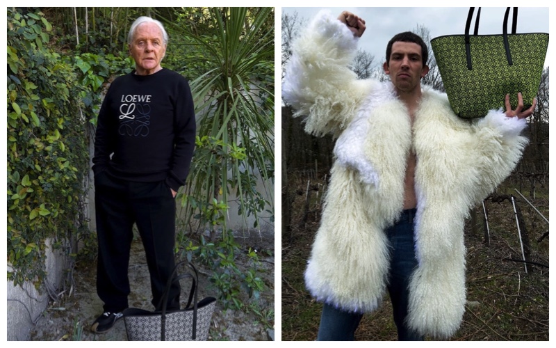 Anthony Hopkins & Josh O’Connor Star in Loewe Pre-fall ’22 Campaign