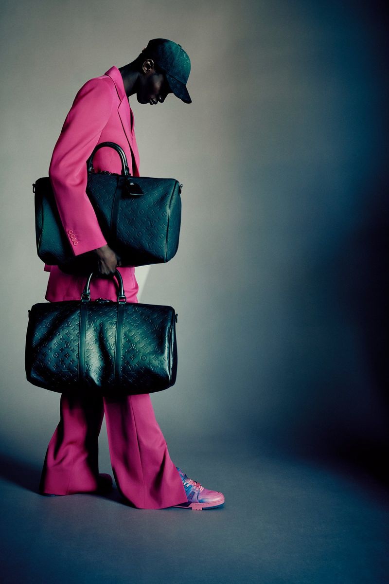 Louis Vuitton Leather Monogram Keepall Bags Men 2022