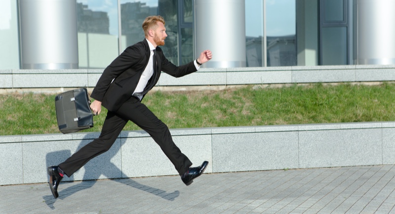 Man Running Suit