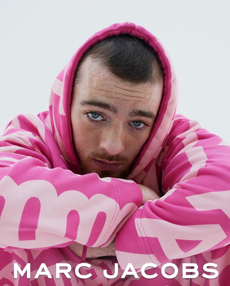 Angus Cloud Pink Hoodie Marc Jacobs Monogram Campaign 2022