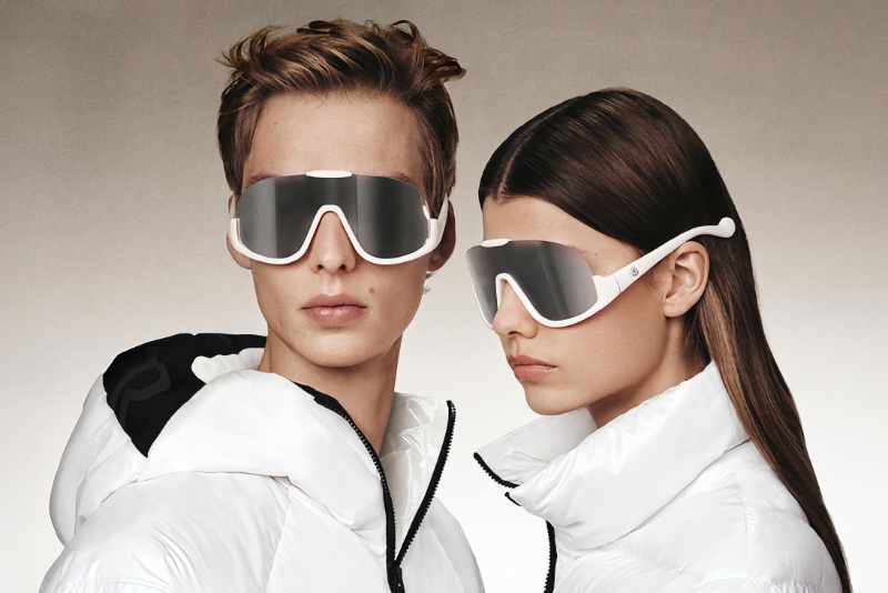 Leon Dame Mathilde Henning Model Moncler Eyewear Campaign Spring 2022