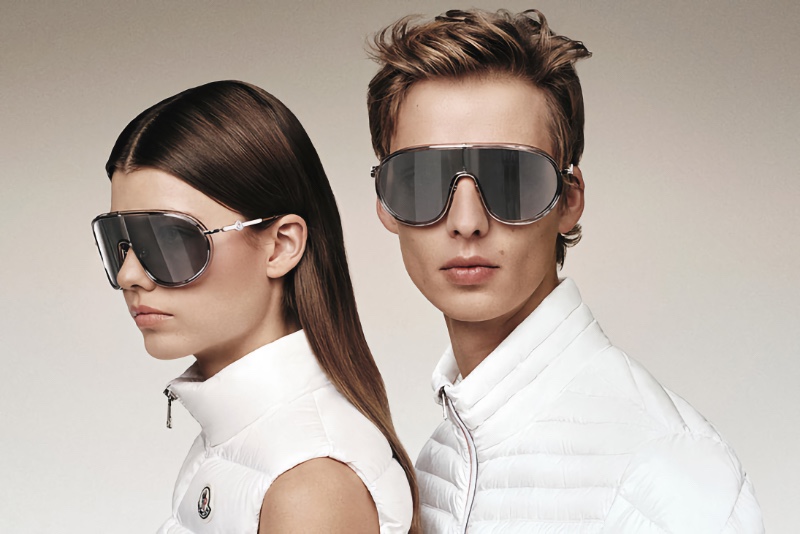 Moncler Eyewear Campaign Spring Summer 2022 Mathilde Henning Leon Dame Model » Leon & Mathilde Are Sleek in White for Moncler Eyewear Campaign Moncler Eyewear Campaign Spring Summer 2022 Mathilde Henning Leon Dame Model