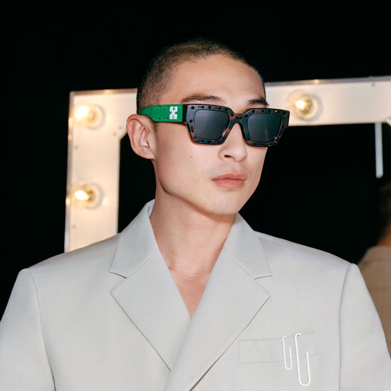Sang Woo Kim Model Off-White Spring 2022 Eyewear Campaign