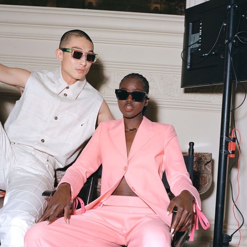 » Sang Woo Kim Wears Statement Shades for Off-White Eyewear Campaign Off White Eyewear Campaign Spring Summer 2022 006