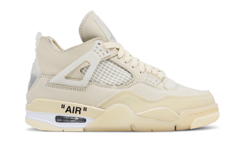 Off-White x Wmns Air Jordan 4 SP Sail