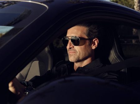 Patrick Dempsey Porsche Design Eyewear Campaign Spring 2022