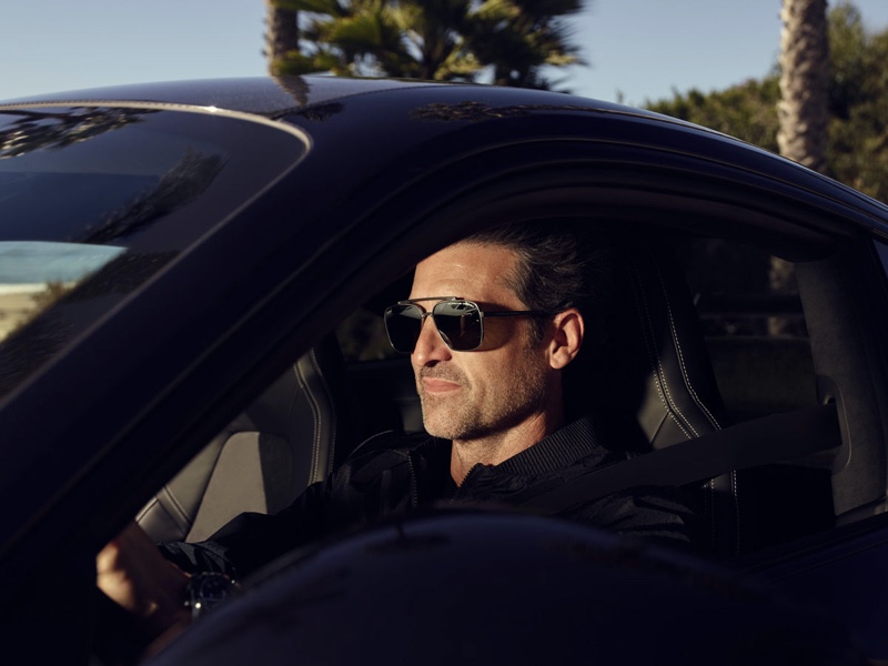 Patrick Dempsey Porsche Design Eyewear Campaign Spring 2022