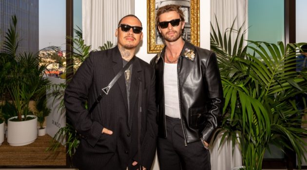 Persol & Dr. Woo Celebrate New Campaign Dr. Woo Patrick Schwarzenegger Picture 2022 Persol