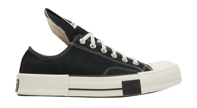 Rick Owens x DRKSHDW DRKSTAR Chuck 70 Low Black » Complete Guide to Rick Owens x Converse Collaboration Rick Owens x DRKSHDW DRKSTAR Chuck 70 Low Black